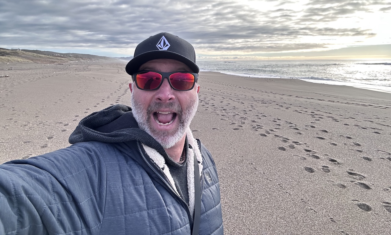 Rob Conery on the beach